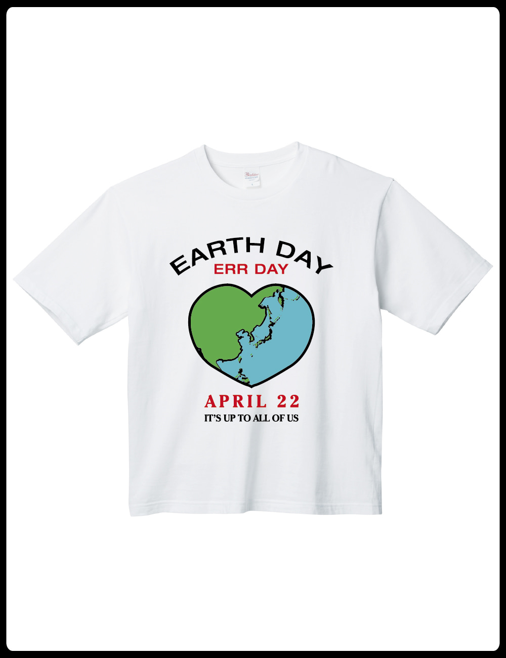 환경보호 캠페인 단체티_Type01_Everyday Earth-day